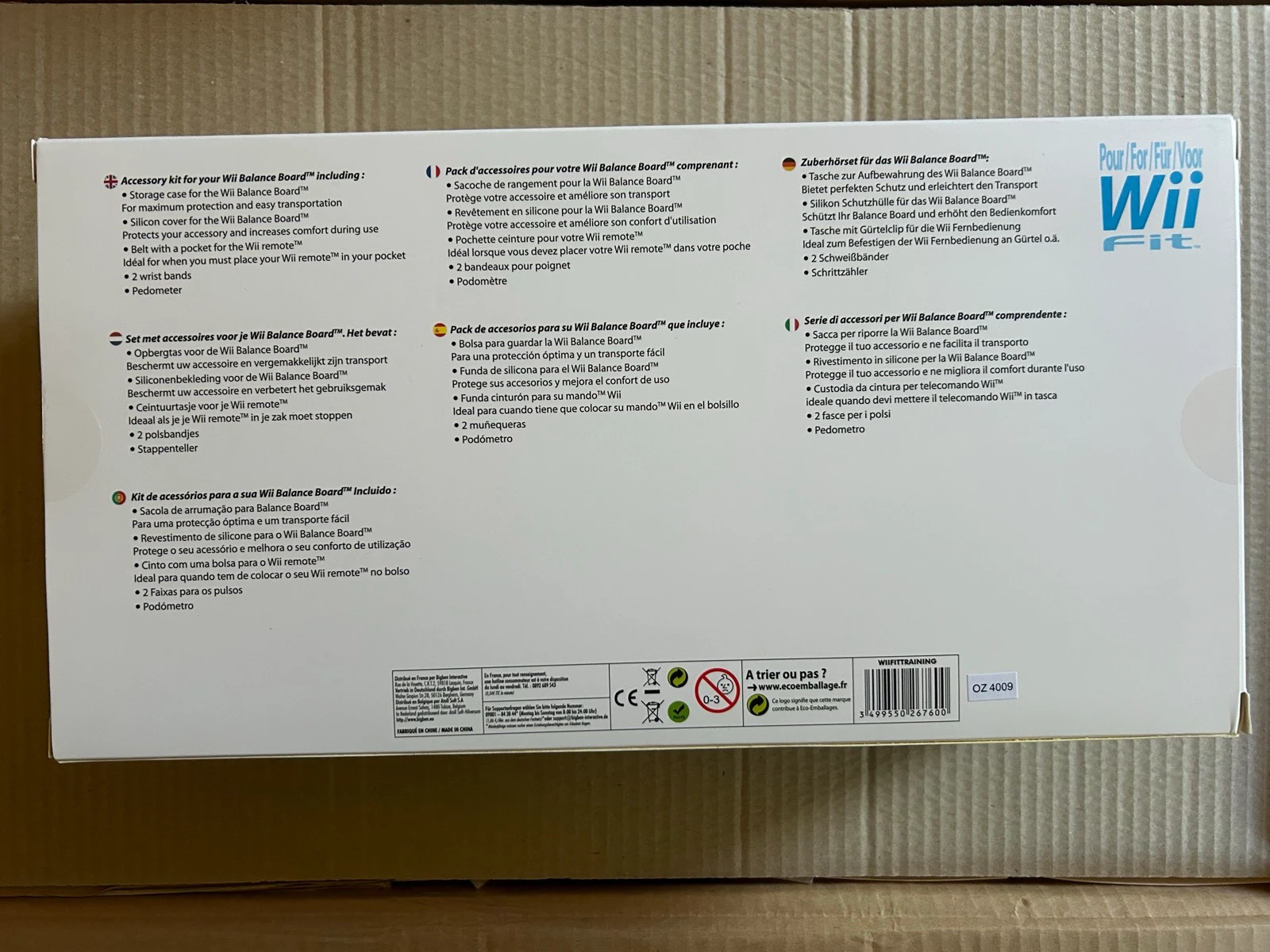 Bigben Training Pack Wii Fit NIEUW onder blister - Kit 5 accessoires Wii Balance Board – photo 2